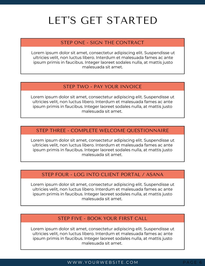 Editable Client Welcome Packet Template for Service Providers - Etsy