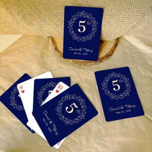 Custom Anniversary Playing Cards – Personalized Romantic Deck – Unique Gift for Wedding, Engagement, or Special Milestone