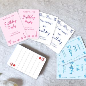 Custom Photo Playing Cards - Personalized Playing Cards With Photos - Custom Printed Deck of Cards - Birthday Playing Cards - Party Favors