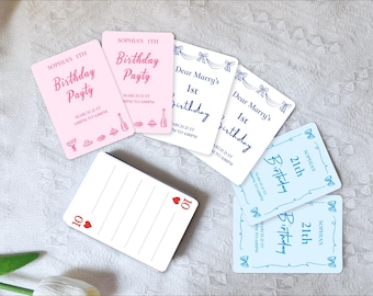Custom Photo Playing Cards - Personalized Playing Cards With Photos - Custom Printed Deck of Cards - Birthday Playing Cards - Party Favors