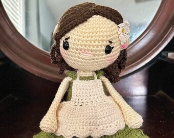 Crochet Amigurumi Doll Pattern "The Gemma," Crochet Baby Doll Pattern, Crochet Rag Doll, PDF Pattern