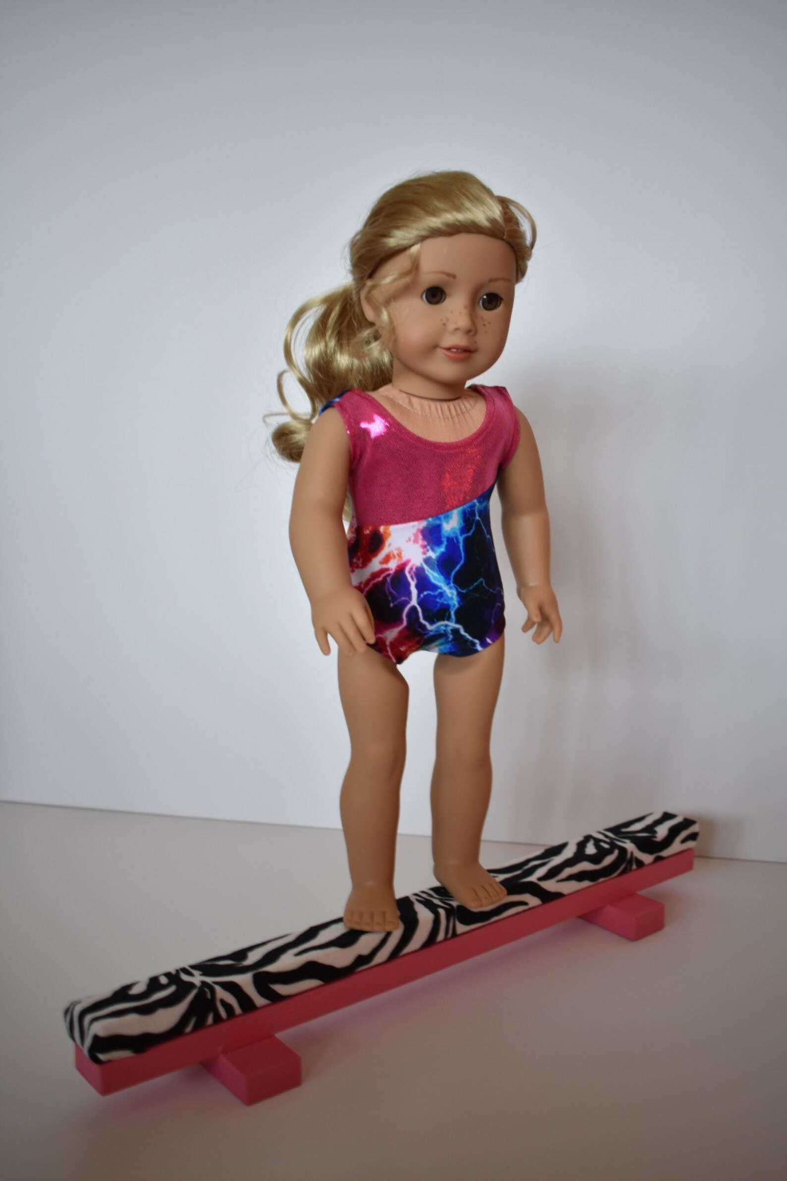 18 Doll Gymnastic Balance Beam for American Girl Dolls Etsy