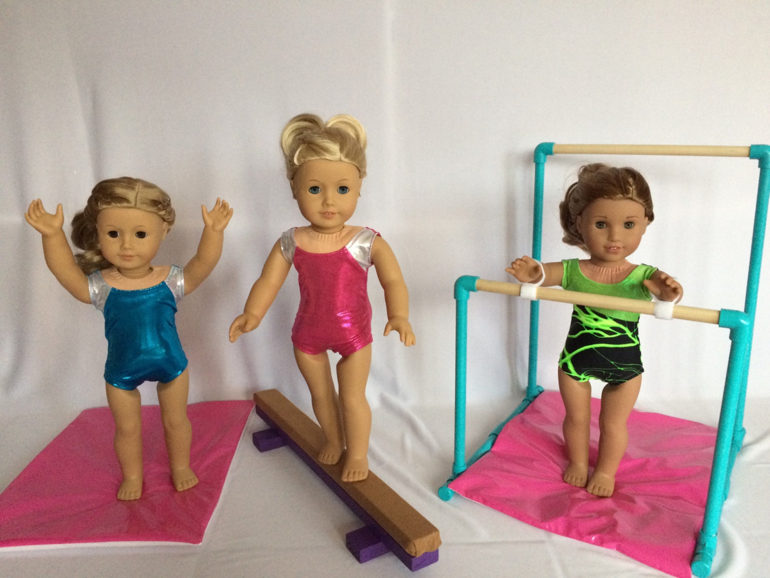18 Doll Gymnastic Balance Beam for American Girl Dolls Etsy