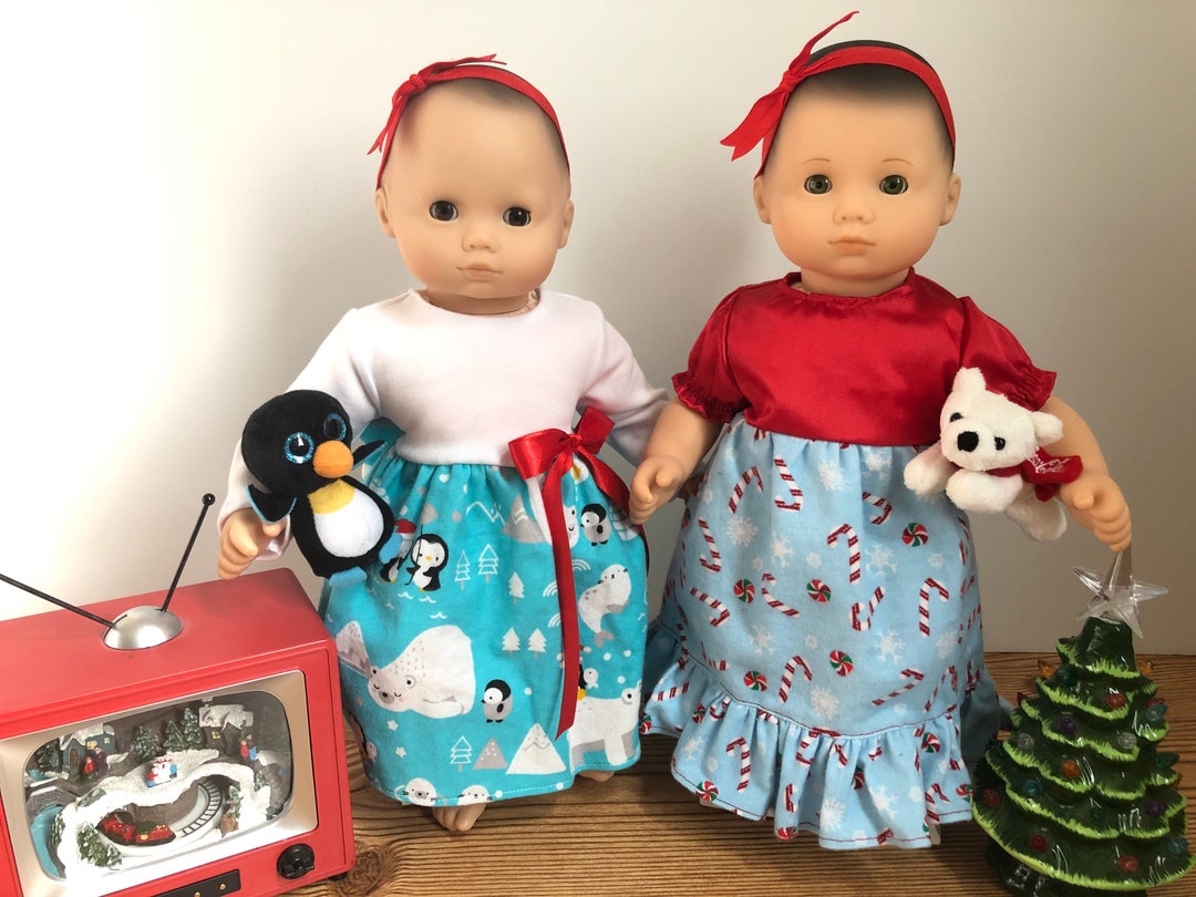 15 Doll Christmas Pajamas for American Girl Bitty Baby Etsy
