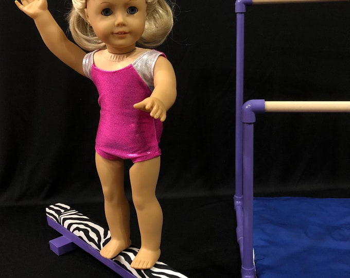 Doll Gymnastic Balance Beam for 18american Girl, 14.5 Wellie Wishers