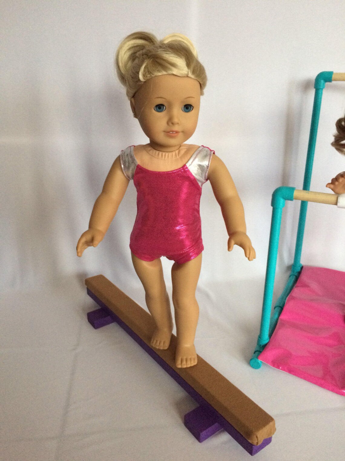 Doll Gymnastic Balance Beam for 18american Girl 14.5 Wellie Etsy