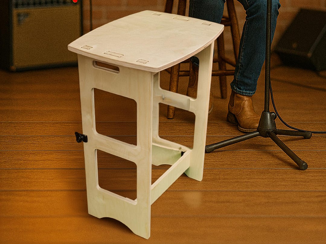 Jam-stand Center Stage- Musician Tip Jar Stand – Portable Gig Display ...