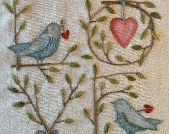 81 L-O-V-E  hand embroidery PDF pattern