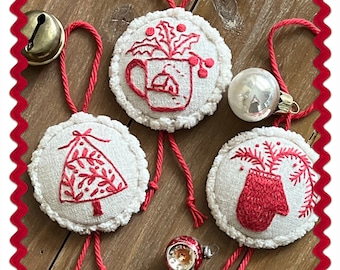 Seasons Best hand embroidery ornament pattern