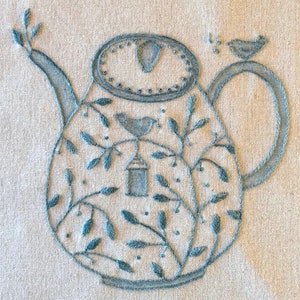 Patrón PDF de bordado a mano de 85 Tweety Tea Birds