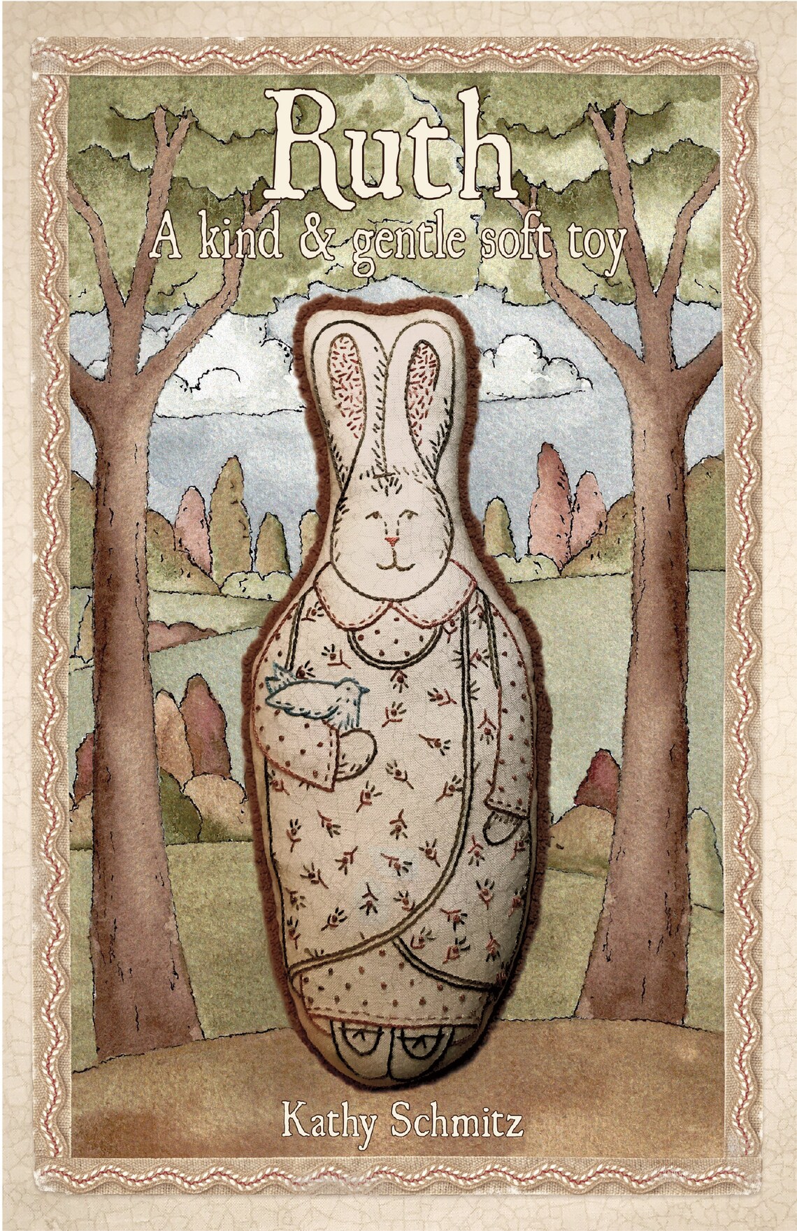 Embroidery Soft Toy Rabbit Pattern Etsy