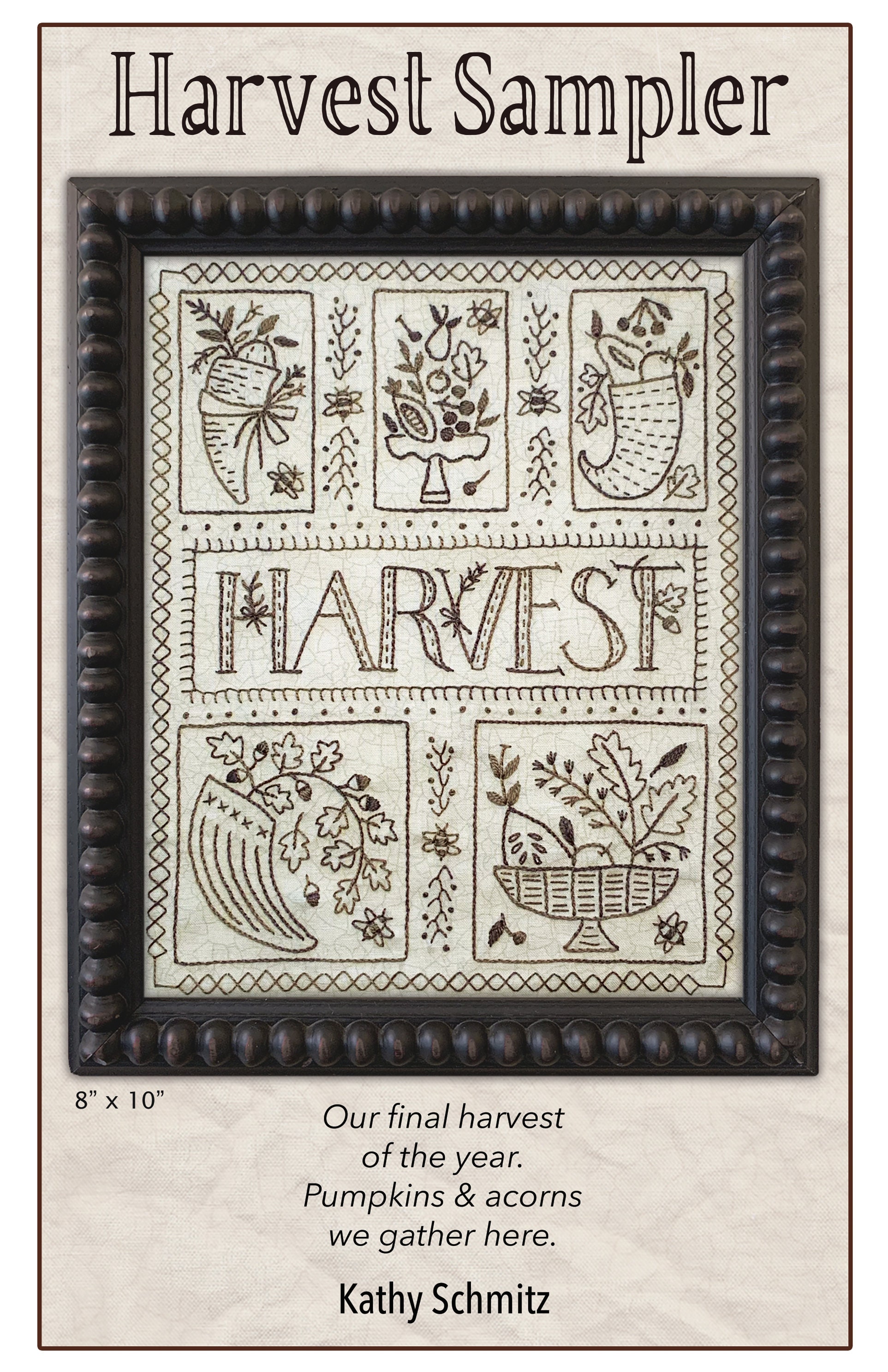 Harvest Sampler Hand Embroidery Pattern - Etsy