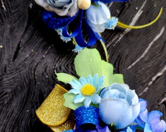 Artificial Flower Corsage and Boutonniere Set, Prom Wedding Accessories(501)
