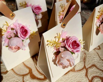 5 Wedding gift bags, birthday party, engagement,