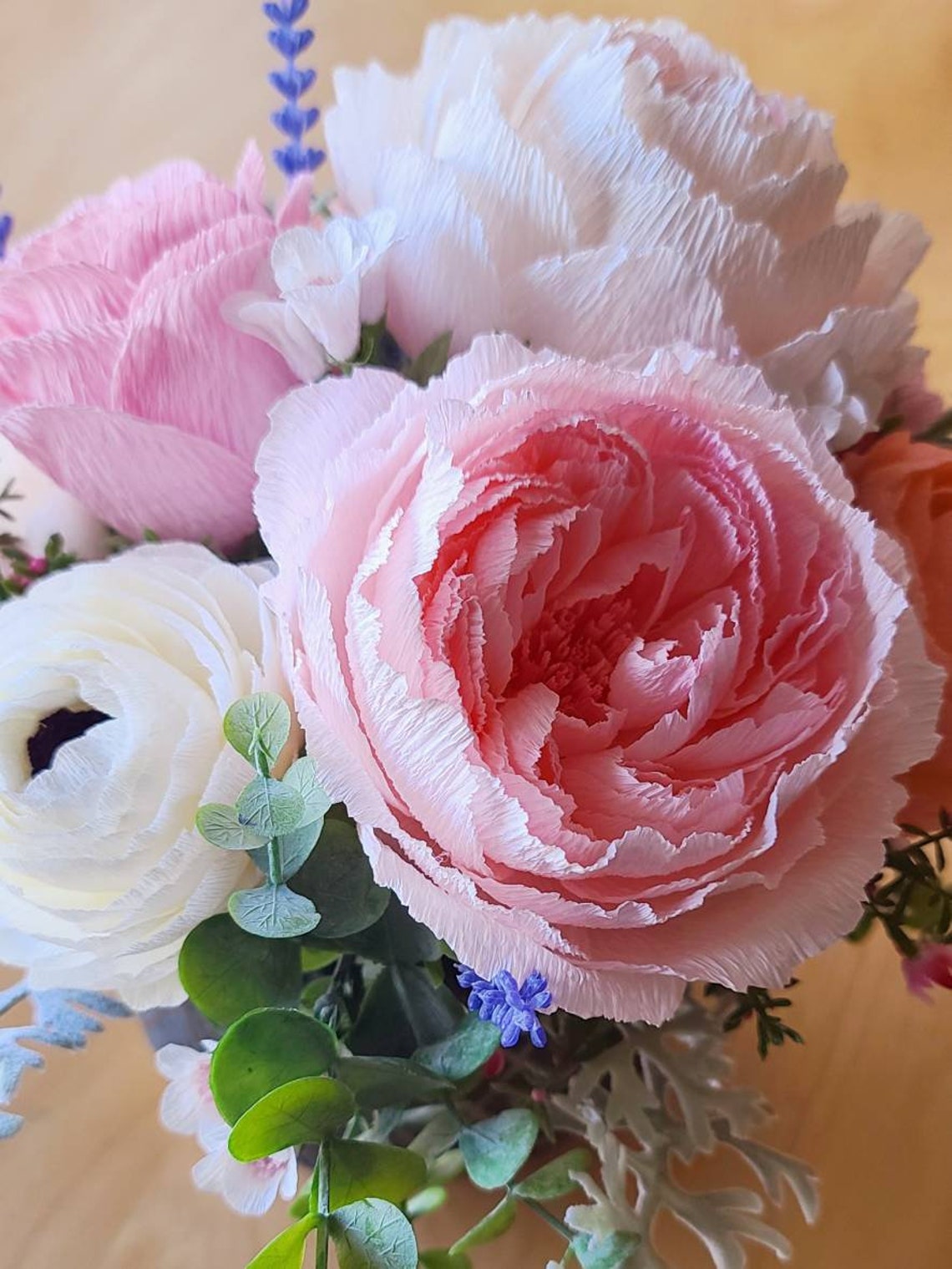 Fine art paper flower arrangement for homestaging 2k6a25 Etsy