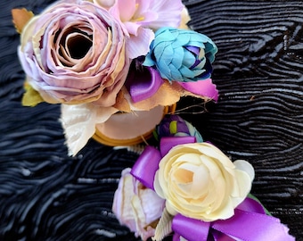 Artificial Flower Corsage and Boutonniere Set, Prom Wedding Party Wear(122)