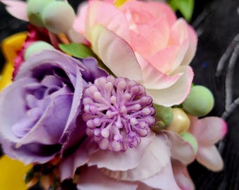 Artificial Flower Corsage and Boutonniere Set, Prom Wedding Accessories(601)