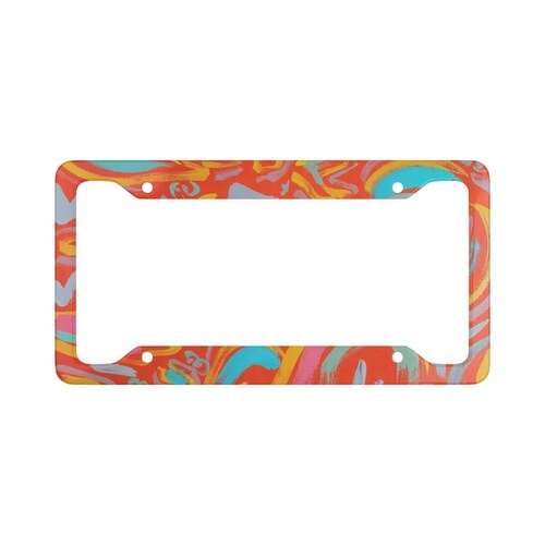 Boho License Plate Frames Etsy