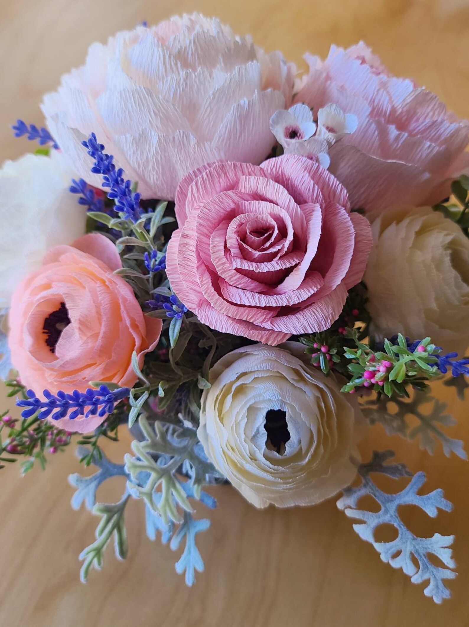 Fine art paper flower arrangement for homestaging 2k6a25 Etsy