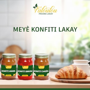 Authentic Haitian Konfiti | Traditional Caribbean Fruit Preserve | Natural and Homemade Jam | Exotic Flavors