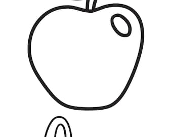 Kinder Alphabet Malbuch und Anleitung zum Schreiben von Buchstaben (Digitaler Download) - Perfekt für Kinder im Alter von 3-7 Jahren