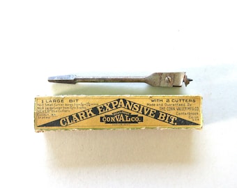Clark Expansive Bit From 7/8” To 3” Metal Tool Made in Conn USA