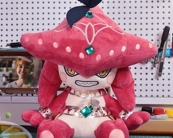 Zelda Sidon Plush Toy 40cm, Breath of the Wild Stuffed Doll - Perfect Gift for Fans and Collectors, Zelda Decoration, Hyrule Royal Zora