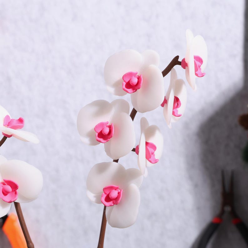 3D Printed Orchid Flower Oil Diffusor and Incense Holder Modern