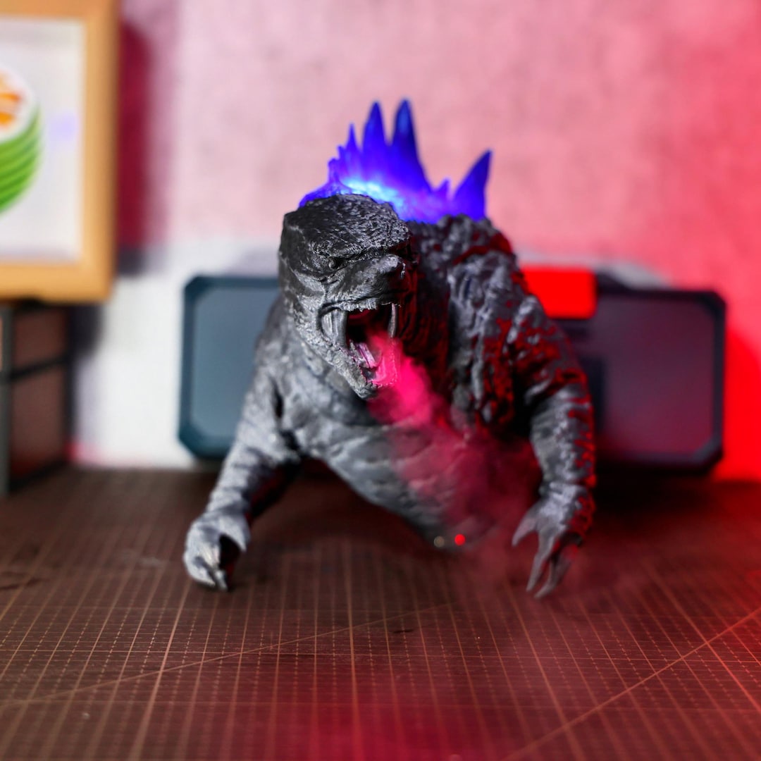 Godzilla Pacifier Godzilla Humidifier Magnet Decor With Stand | 3D Printed Fun Décor Air ...