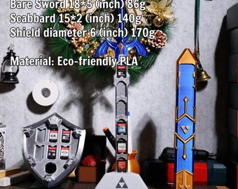 Zelda Sword Shield Nintendo Switch Cartridge Game Card 12 Slots Storage Box  Case 3D Display Organizer Decor Perfect Gamer Xmas Gift for Him