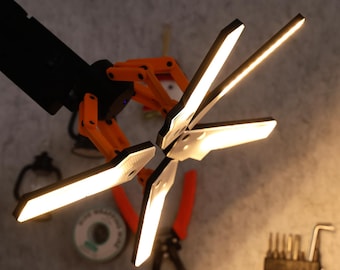 Death Stranding Desk LED Light, Terrian Scanner Table Lamp, Odradek Replica, 3D Printed Handmade Replica, Gaming Room Lamp Unique Gamer Gift