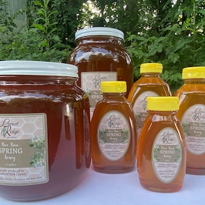 Pure Raw Unfiltered Spring Honey / Fresh Honey / Local Amish honey in Pennsylvania