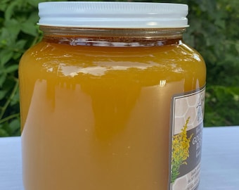 Pure Raw Golden Rod Honey / Amish Local Honey / Pennsylvania