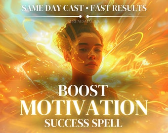 Boost Motivation Spell | Achieve Your Goals | Personalized Ritual