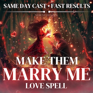 MARRY ME Spell | Secure Marriage Proposal | Powerful Commitment Ritual | Achieve Matrimonial Bliss | SelenesMagick