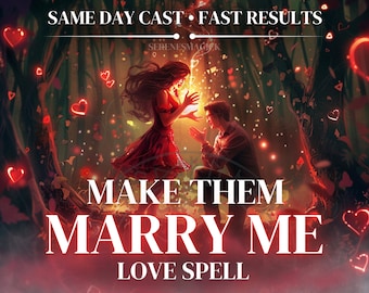 MARRY ME Spell | Secure Marriage Proposal | Powerful Commitment Ritual | Achieve Matrimonial Bliss | SelenesMagick