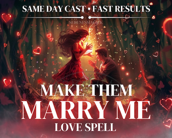 MARRY ME Spell | Secure Marriage Proposal | Powerful Commitment Ritual | Achieve Matrimonial Bliss | SelenesMagick