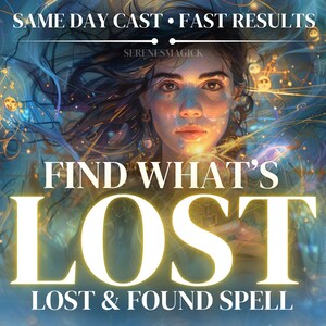 FIND WHAT’S LOST Spell | Recover Missing Items | Powerful Retrieval Ritual | Locate Lost Possessions | SelenesMagick