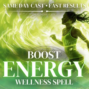 ENERGY BOOST Spell | Revitalize Your Body | Powerful Rejuvenation Ritual | Enhance Vitality and Strength | SelenesMagick