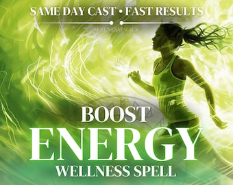 ENERGY BOOST Spell | Revitalize Your Body | Powerful Rejuvenation Ritual | Enhance Vitality and Strength | SelenesMagick