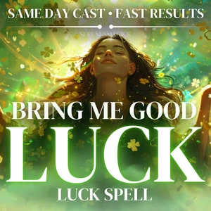 GOOD LUCK Spell | Attract Fortune and Success | Powerful Luck Ritual | Enhance Your Prosperity | SelenesMagick