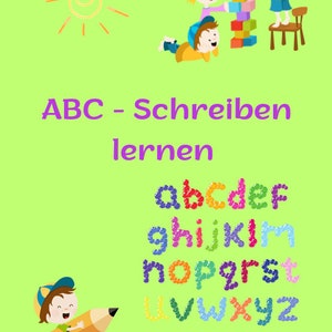 ABC - Practicing writing - Preliminary exercises for writing