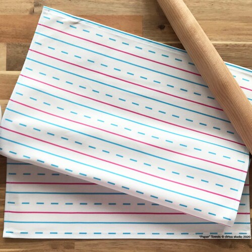 Handwriting "Paper" Towel - Decorative Tea Towel // Penmanship // Teacher // Kindergarten // First Second Grade // Script // Printing