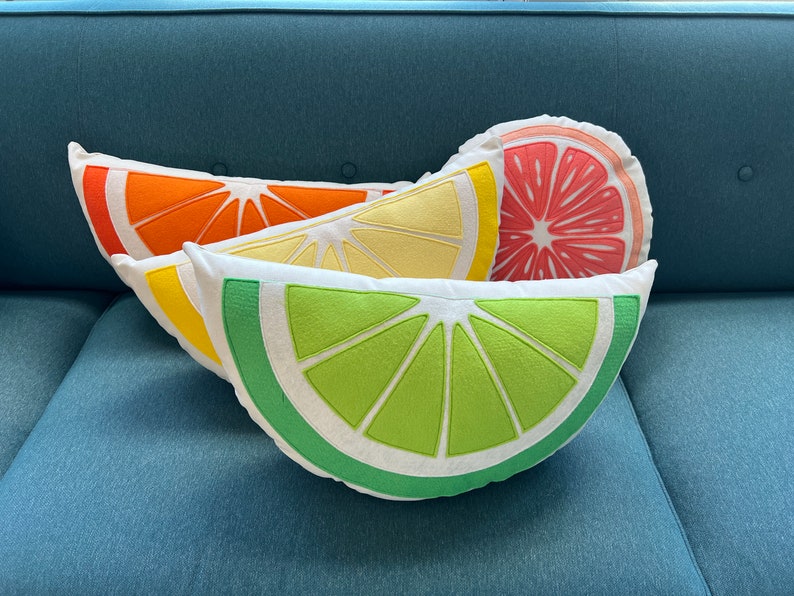 Orange Pillow / Citrus Decor / Orange Pillow / Fruit Pillow / Etsy