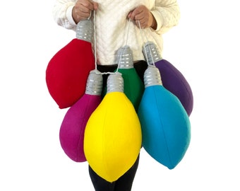 Christmas Pillows / Christmas Light Pillows / Christmas Decoration Throw Pillow / Colorful Christmas / Retro Christmas / Rainbow Christmas