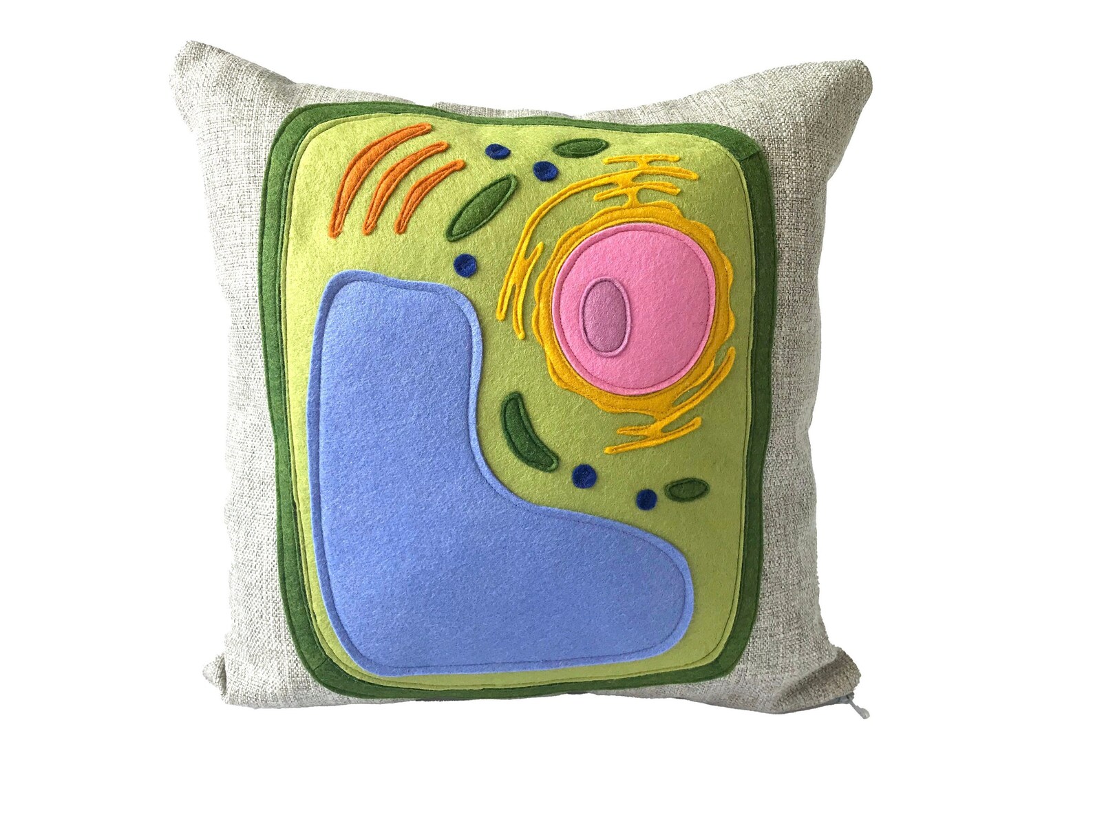 Science Diagram Pillow Plant Cell // Scientist // Botany // Etsy