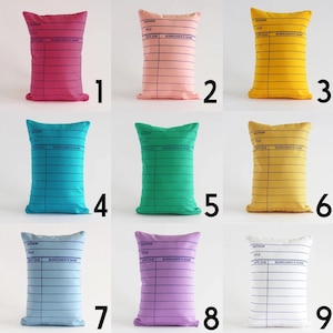 Library Card Pillows // Librarian Gift // Reading // Book Lover // Bookish // Bibliophile // Reader // Bookworm // Best Selling Item image 2