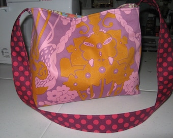 Floral Print Shoulder Bag - Anna Maria Horner Fabric