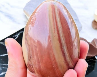 Polychrome Jasper Egg (70 MM) | Healing Crystal Decor