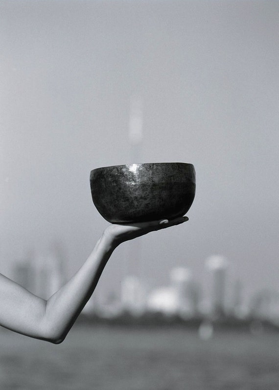 Bowl And Arm 5x7 Print In 8x10 Mat Black And White Etsy